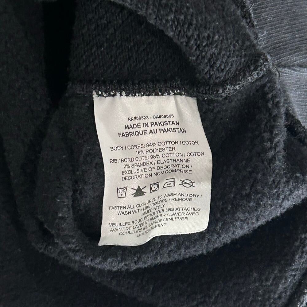 Men's Black Nike Solo Swoosh 1/4 Zip Fleece Pullover Sweatshirt Sz L DQ5209-010 - Picture 5 of 7